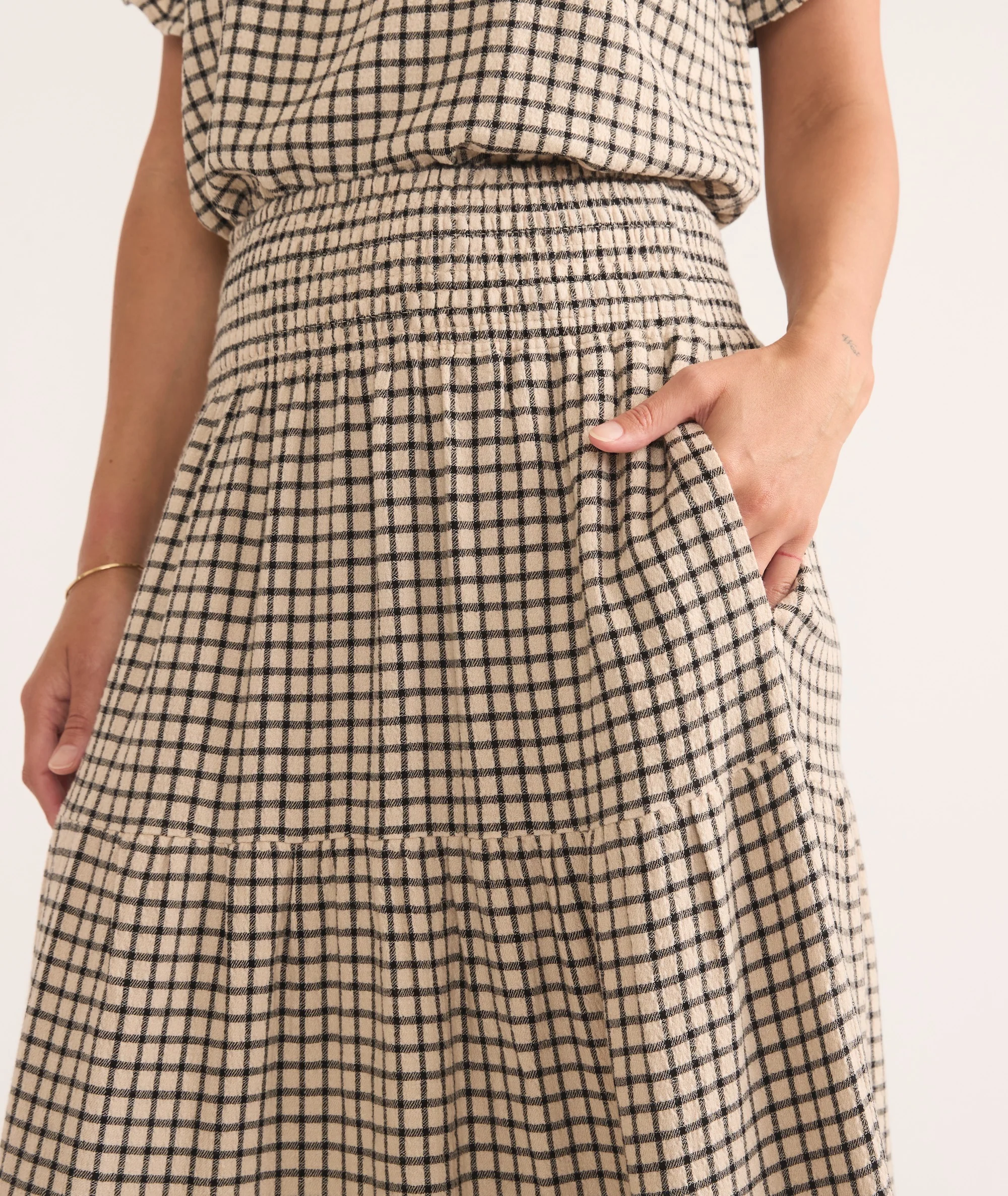 Chloe Smocked Maxi Skirt - Image 6