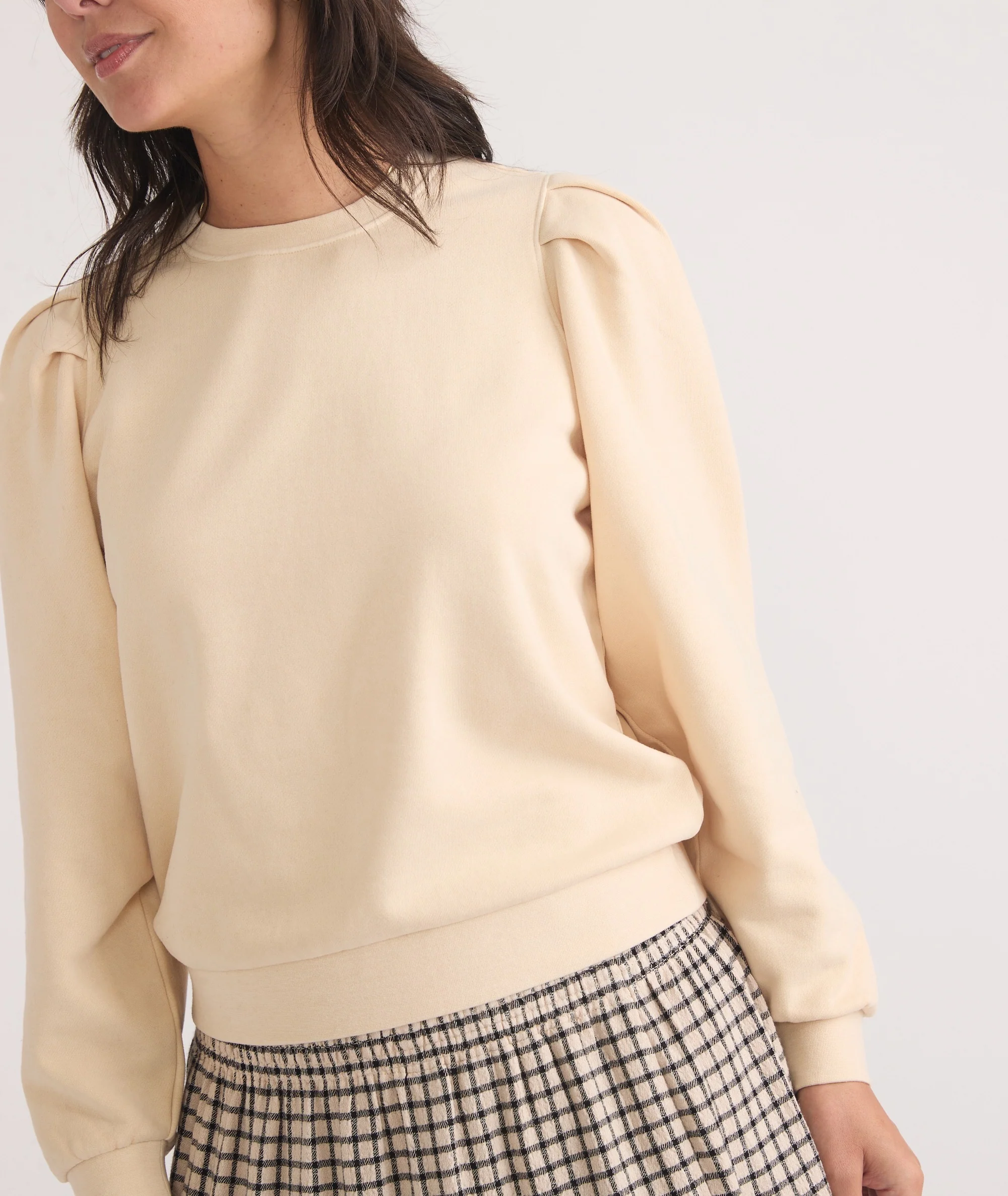 Enya Puff Sleeve Sweatshirt - Image 3