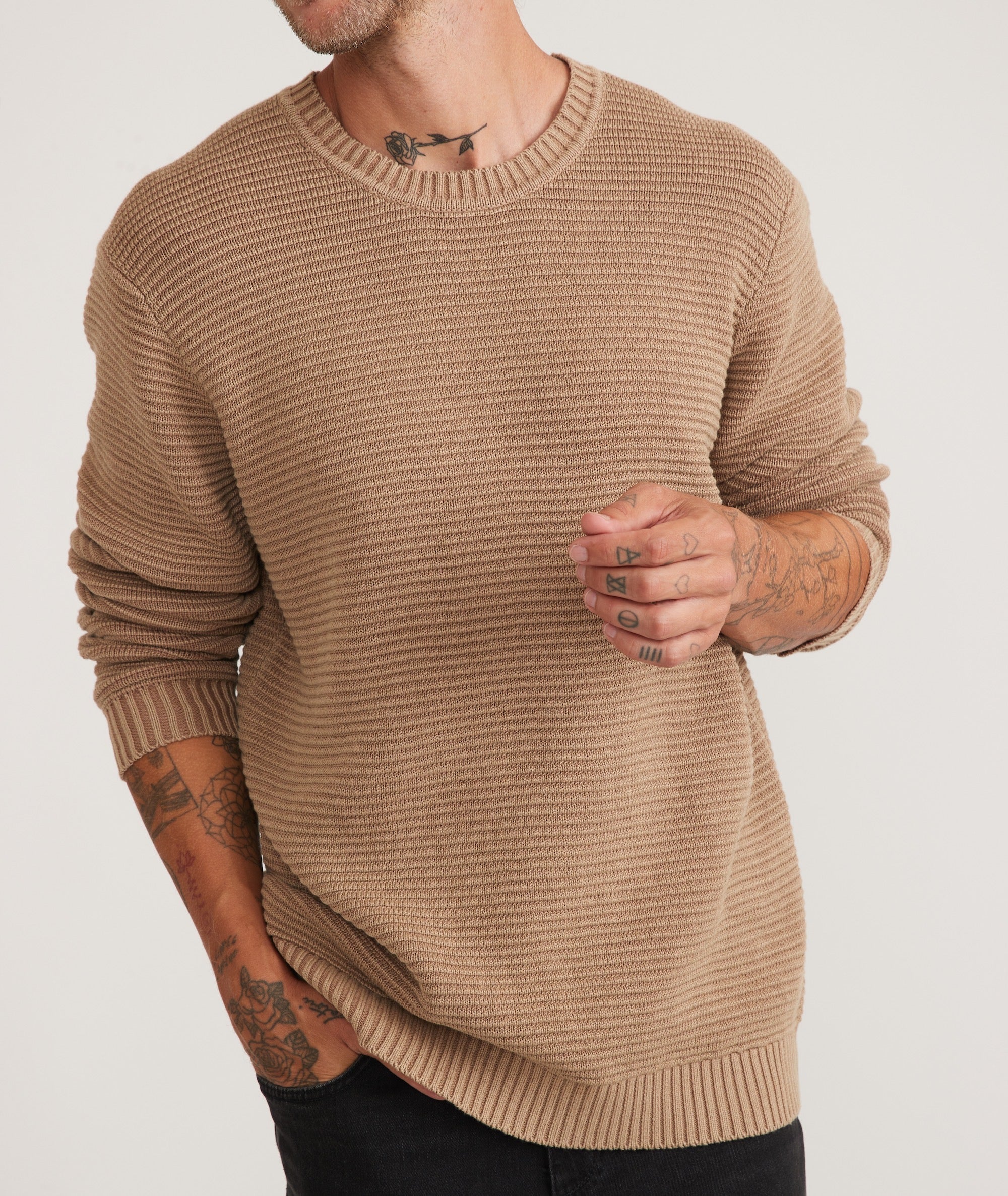 Garment Dye Crew Sweater - Image 5
